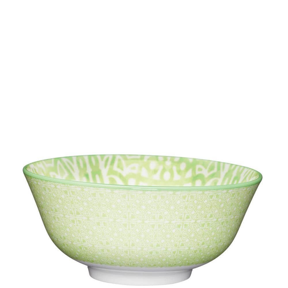 KitchenCraft Green and White Tile Multi Use Bowl